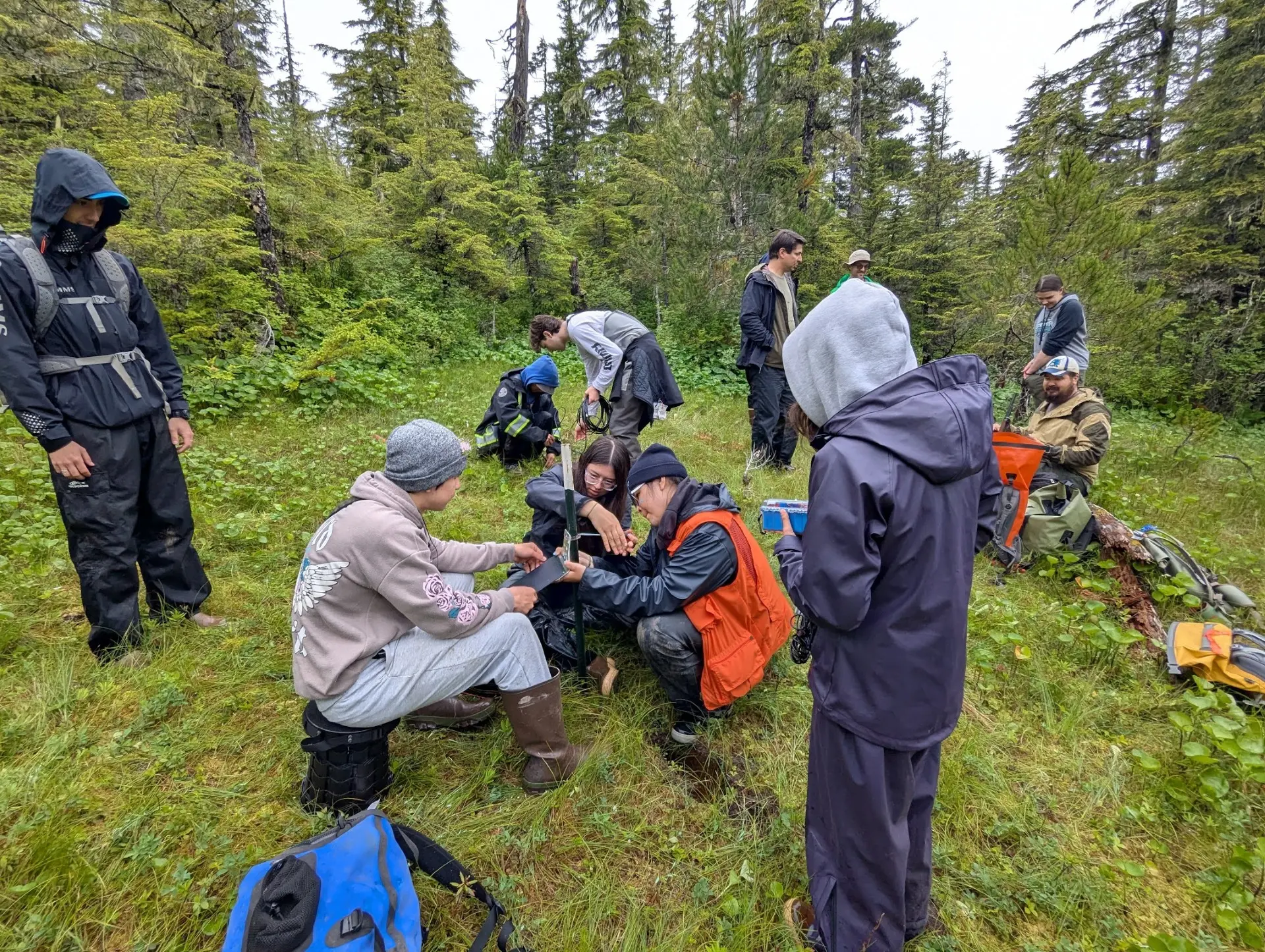 Kuti Project Image 1 - Students Working Outside